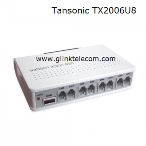 Box ghi âm điện thoại  8 line Tansonic TX2006U8